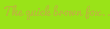 Image with Font Color B7BE37 and Background Color 9AE318
